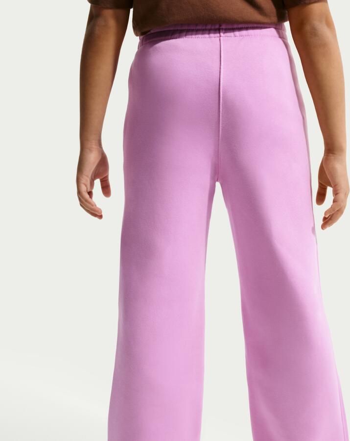 Nike Club Fleece broek met wijde pijpen voor meisjes Paars - Foto 2