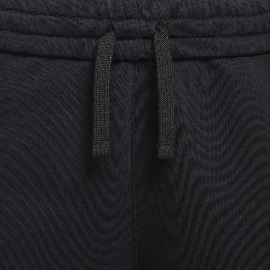 Nike Club Fleece broek met wijde pijpen voor meisjes Zwart