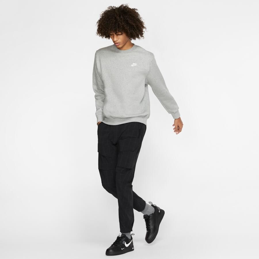 Nike Crewneck Sweatshirt Long Sleeve Gray Heren - Foto 4
