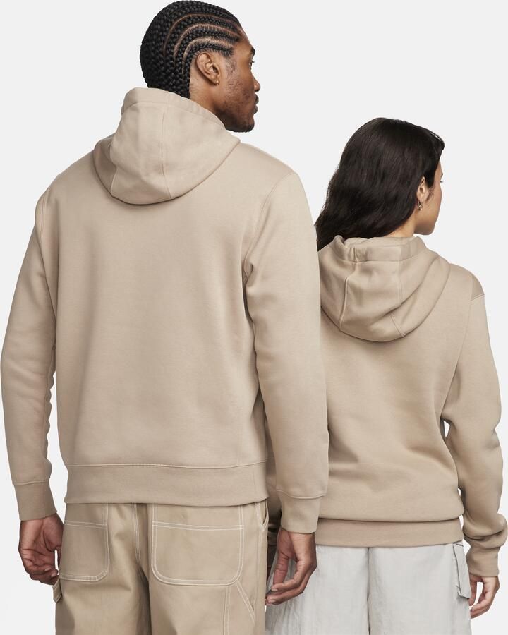 Nike Club Hoodie Pullover Basketball Khaki Beige Heren - Foto 4