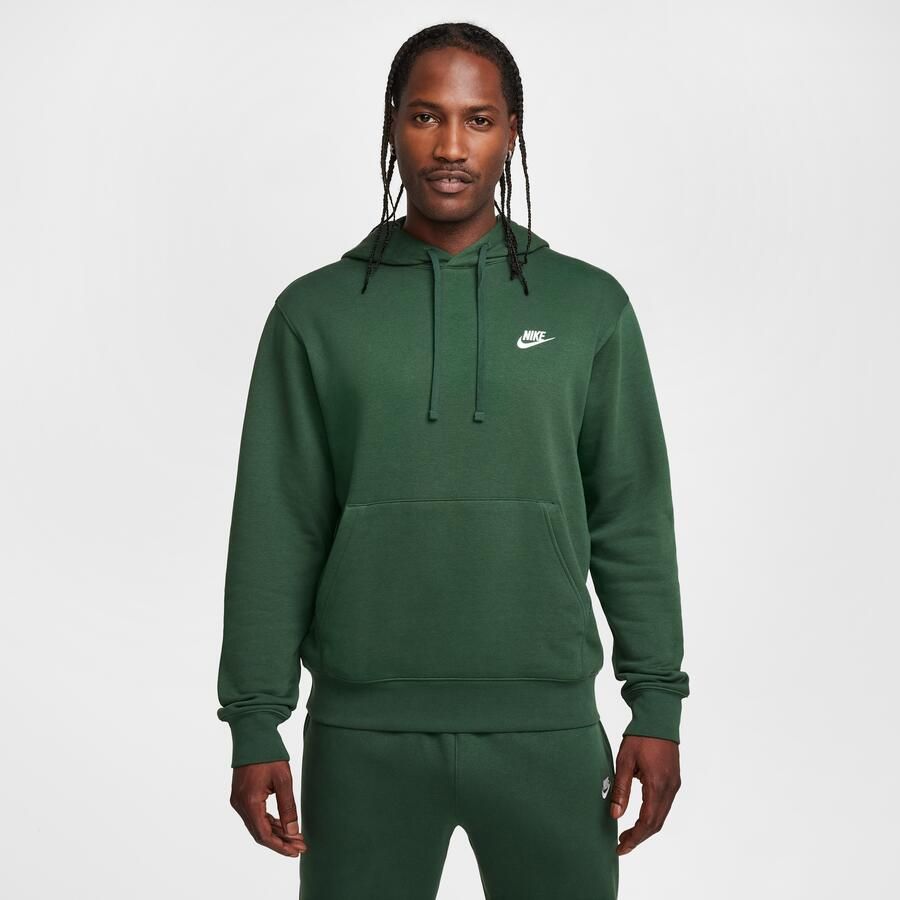 Nike Club Fleece Hoodie Sweatshirt Green Heren - Foto 3