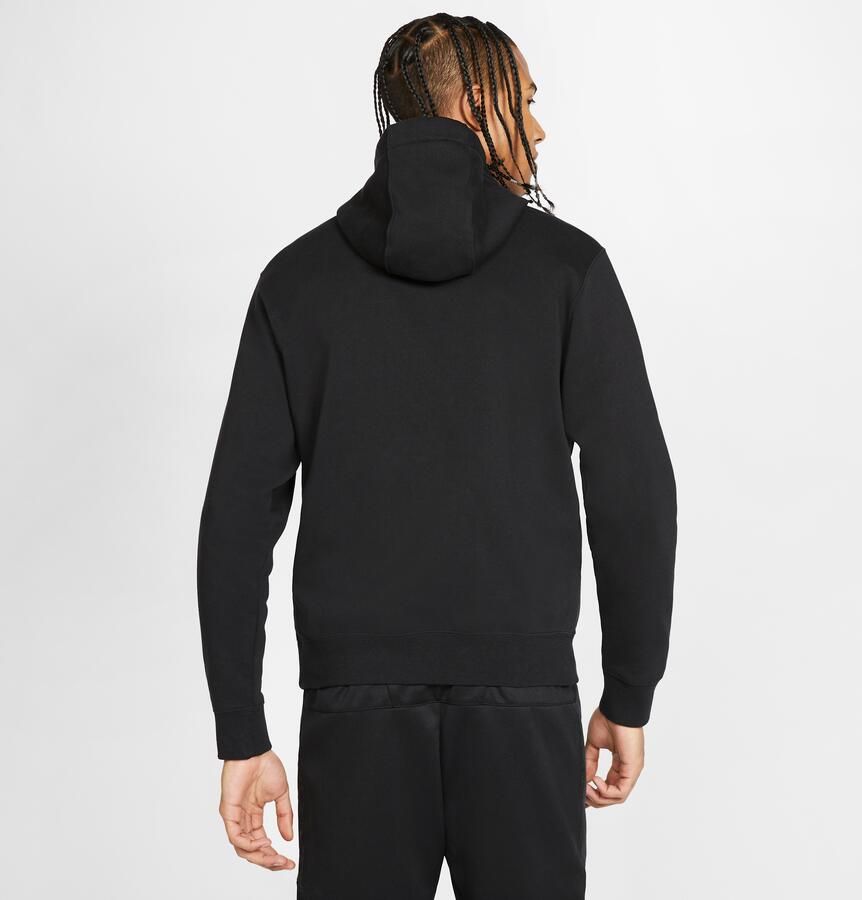 Nike Sportswear Club Fleece Hoodie met rits voor heren Zwart - Foto 4