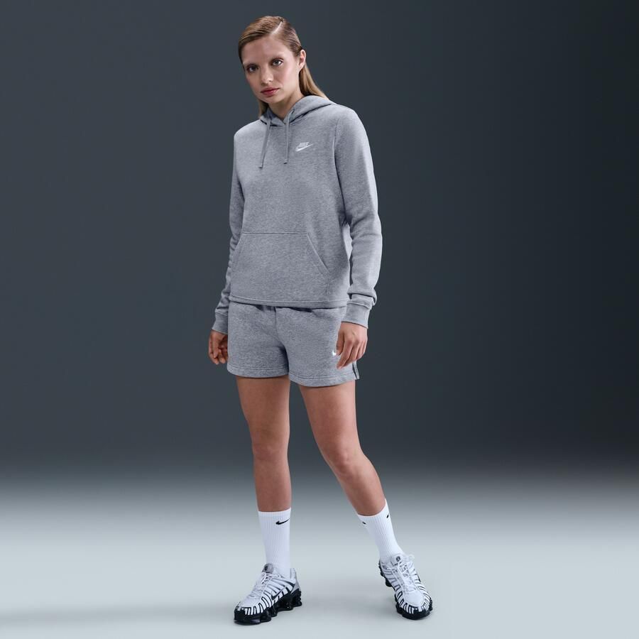 Nike Sportswear Club Grijs Sweater met Capuchon Dames - Foto 4