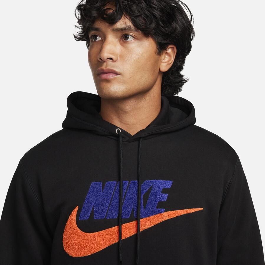 Nike Zwarte Futura Hoodie met Zak Black Heren - Foto 2