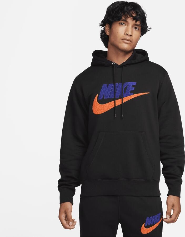 Nike Zwarte Futura Hoodie met Zak Black Heren - Foto 3