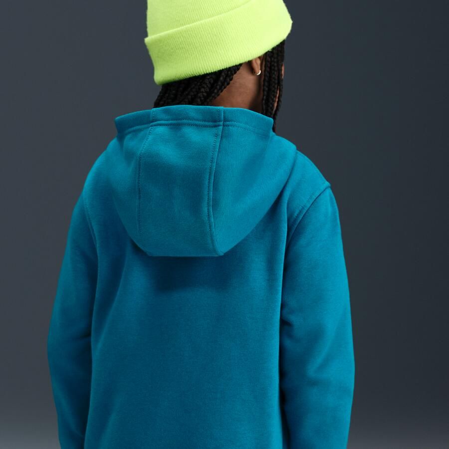Nike Club Fleece Hoodie voor kids Blauw - Foto 3