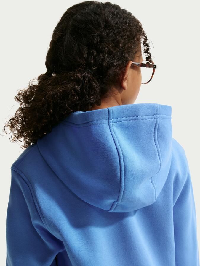 Nike Club Fleece Hoodie voor kids Blauw - Foto 2