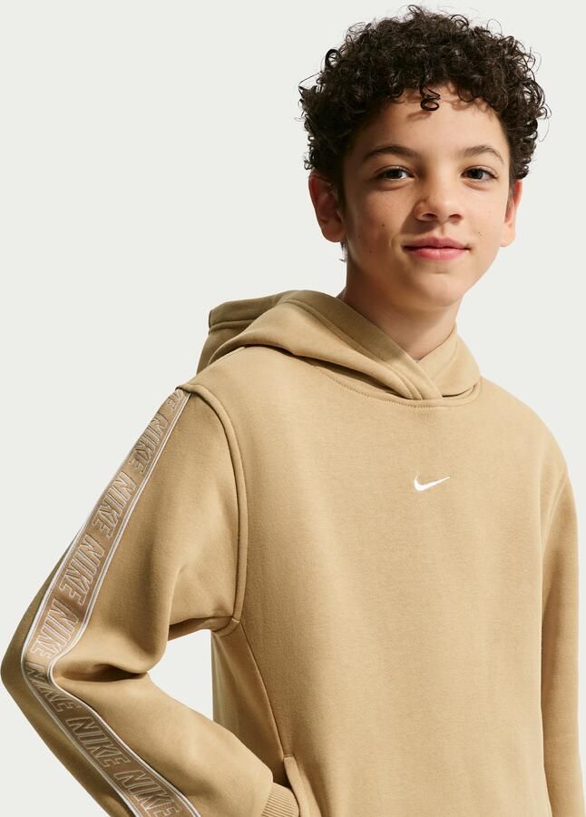 Nike Club Fleece Hoodie voor kids Bruin - Foto 2