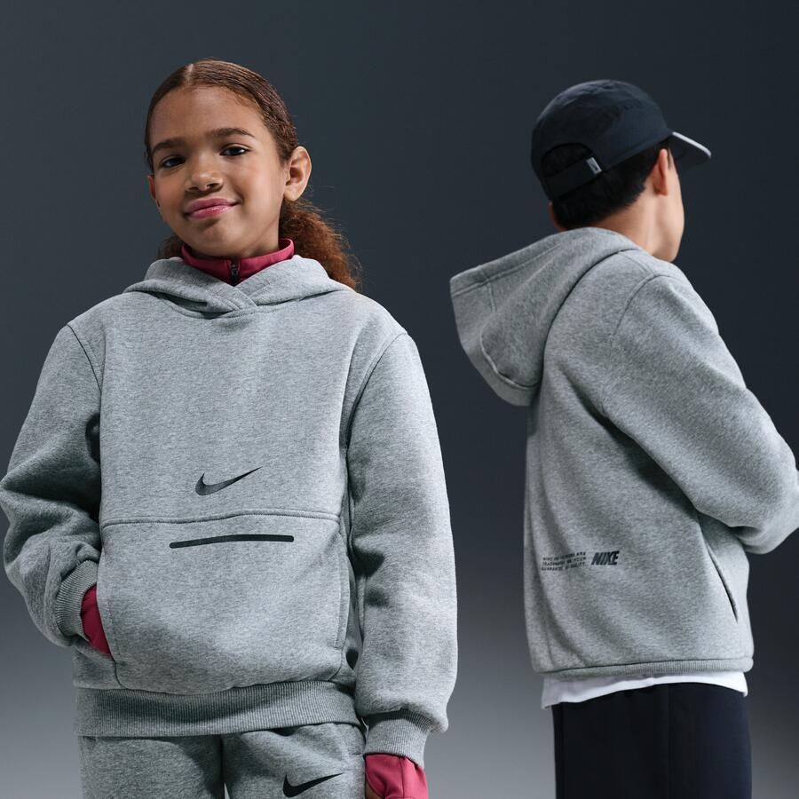 Nike Club Fleece hoodie voor kids Grijs - Foto 4