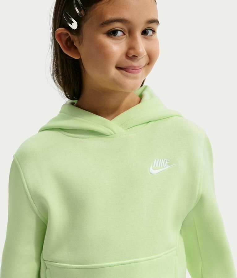Nike Club Fleece Hoodie voor kids Groen - Foto 2
