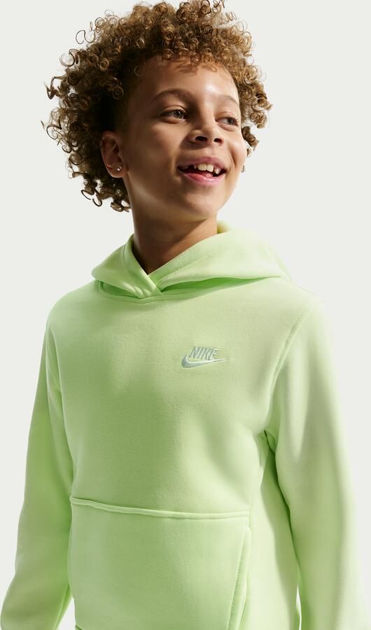 Nike Club Fleece Hoodie voor kids Groen - Foto 3
