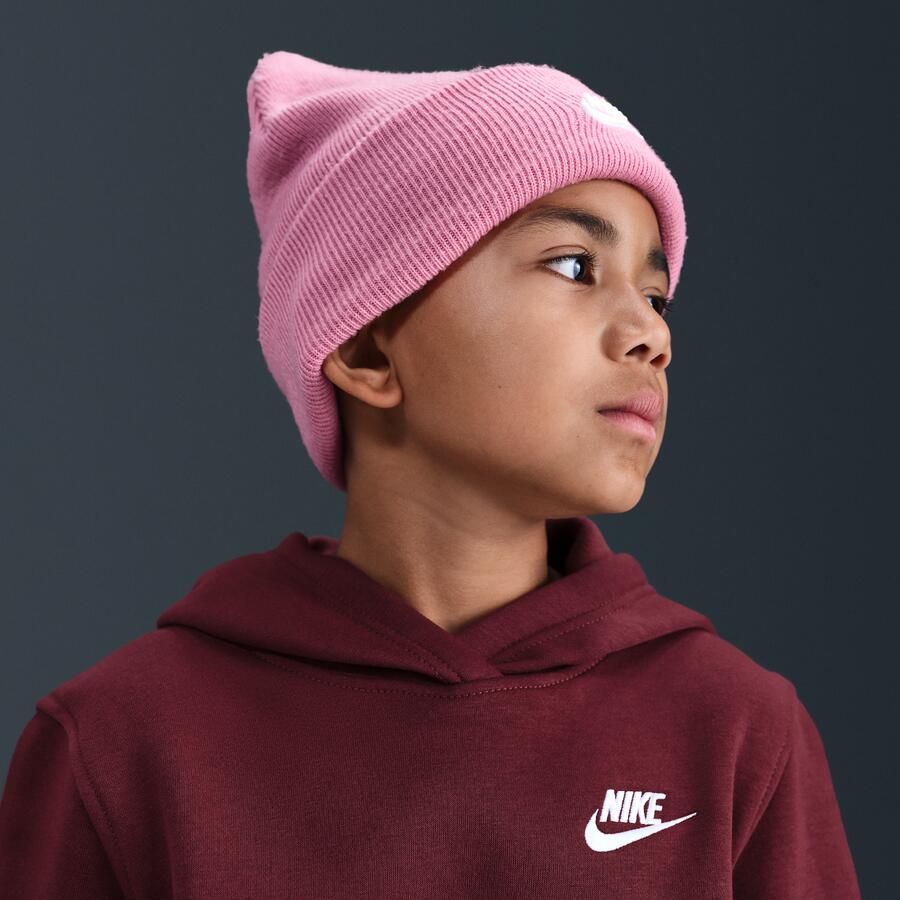 Nike Club Fleece Hoodie voor kids Rood - Foto 2