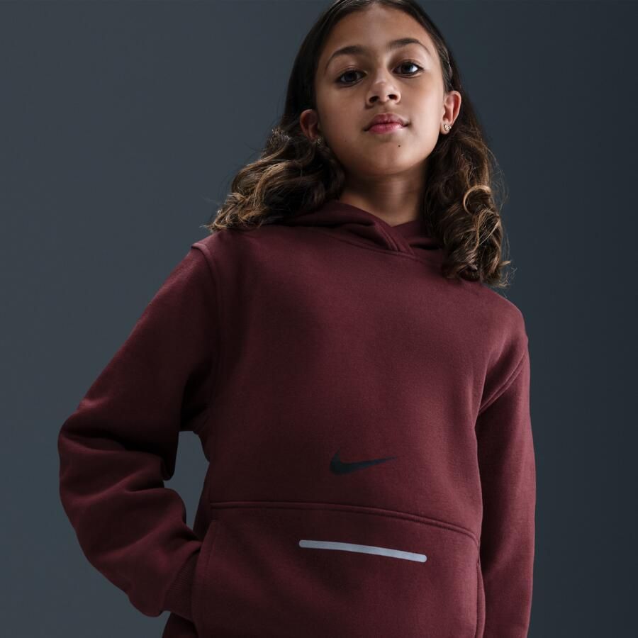 Nike Club Fleece hoodie voor kids Rood