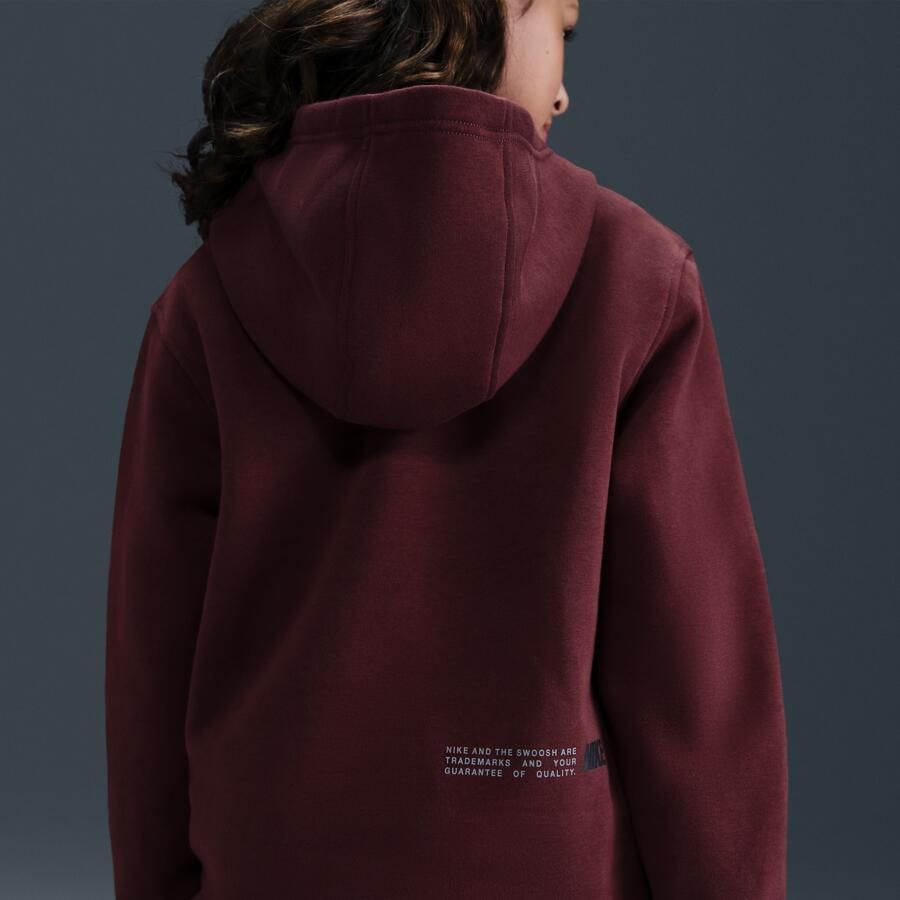 Nike Club Fleece hoodie voor kids Rood - Foto 3