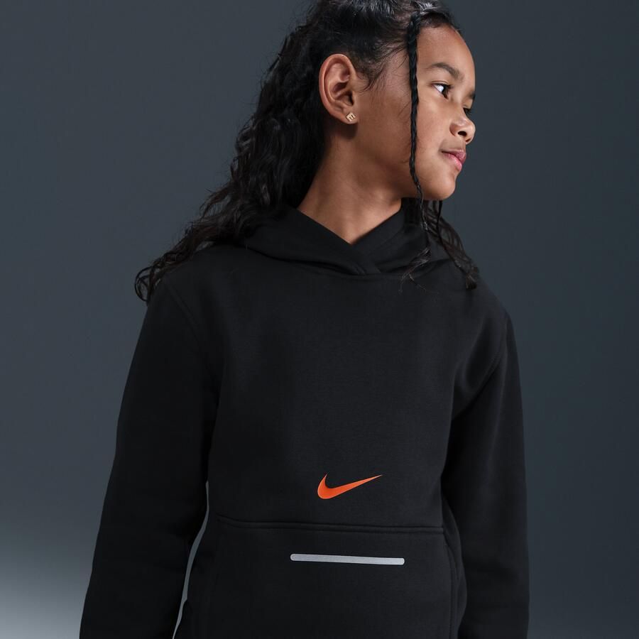 Nike Club Fleece hoodie voor kids Zwart
