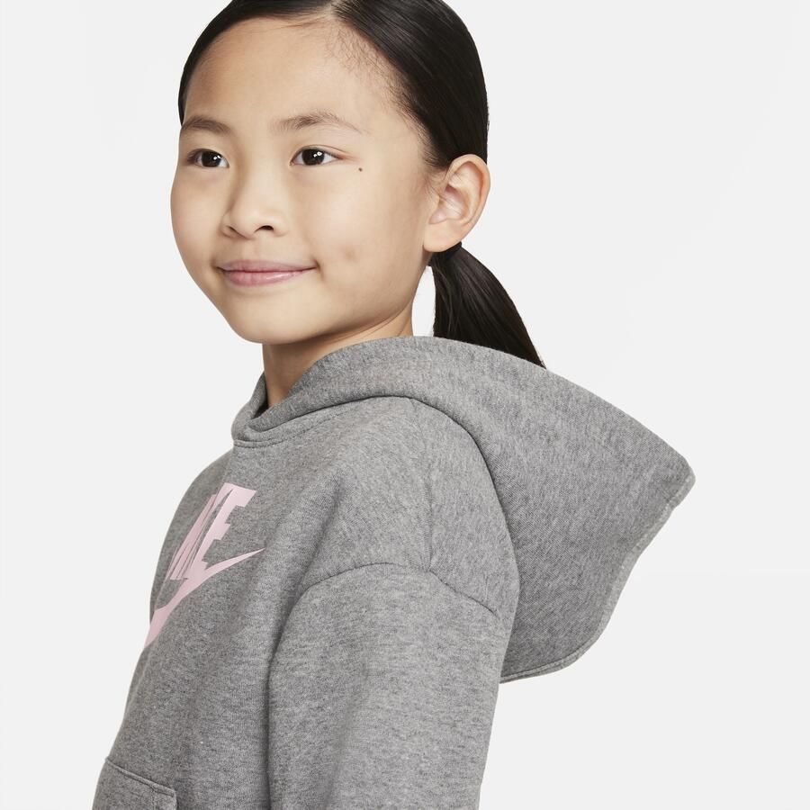 Nike Club Fleece Hoodie voor kleuters Grijs - Foto 2
