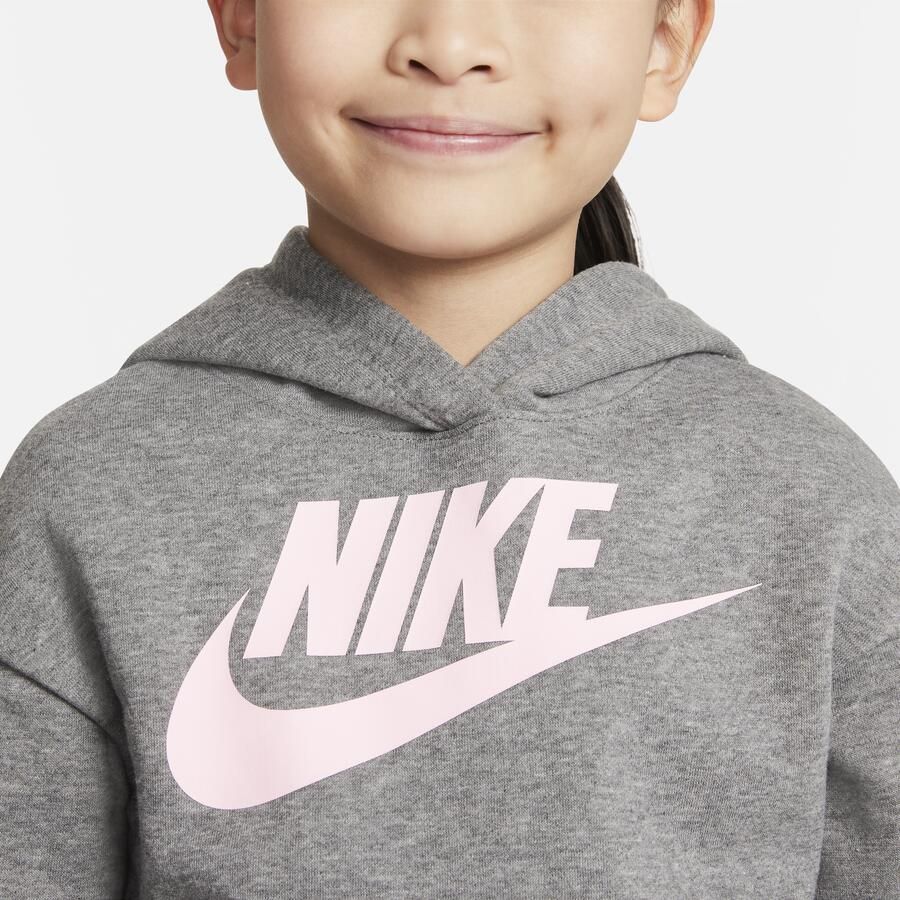 Nike Club Fleece Hoodie voor kleuters Grijs - Foto 3