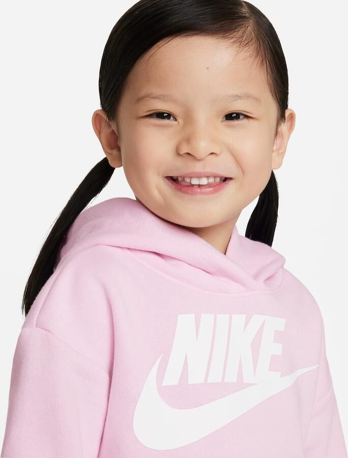 Nike Club Fleece Hoodie voor kleuters Roze - Foto 2