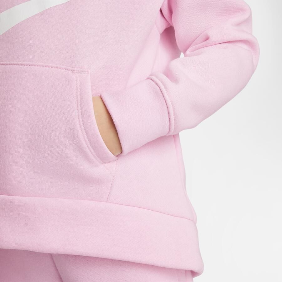 Nike Club Fleece Hoodie voor kleuters Roze