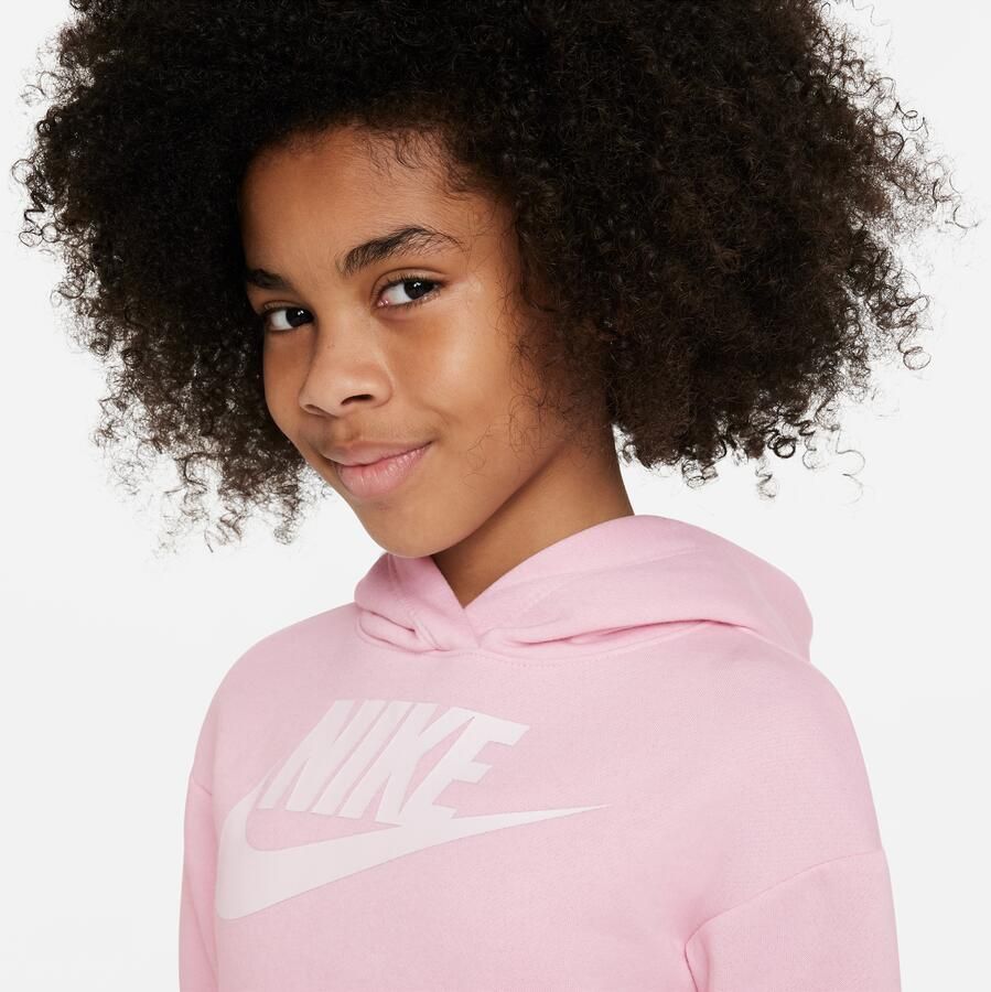 Nike Club Fleece Hoodie voor kleuters Roze - Foto 3