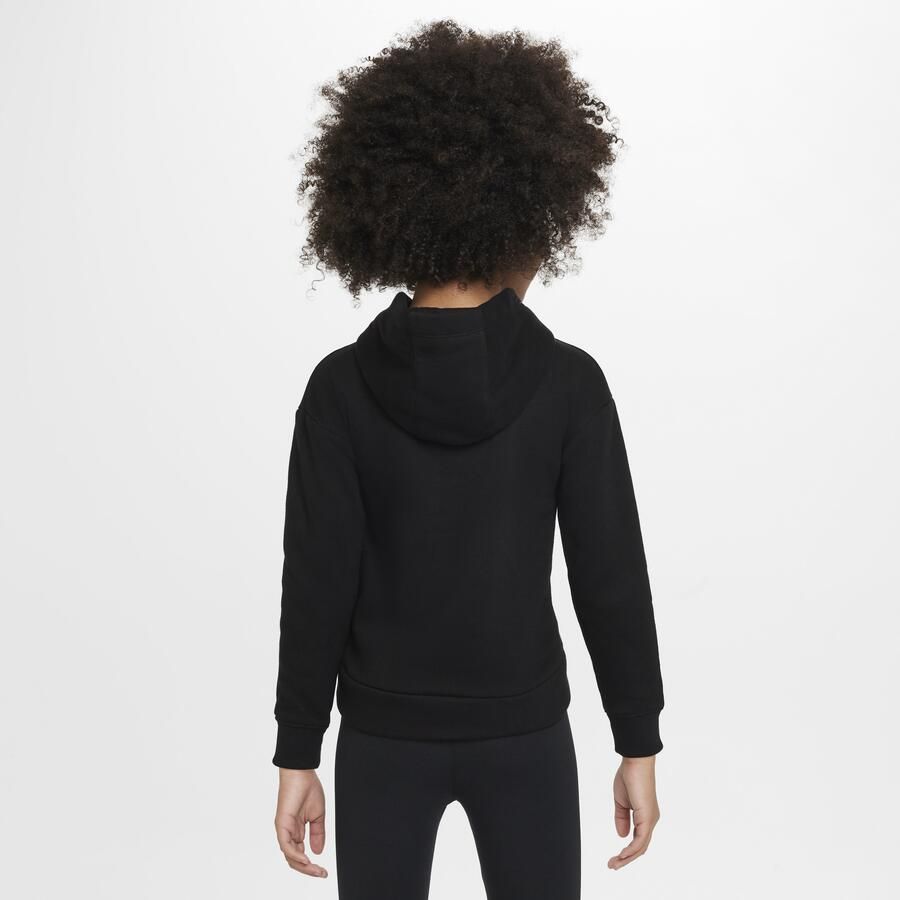 Nike Club Fleece Hoodie voor kleuters Zwart