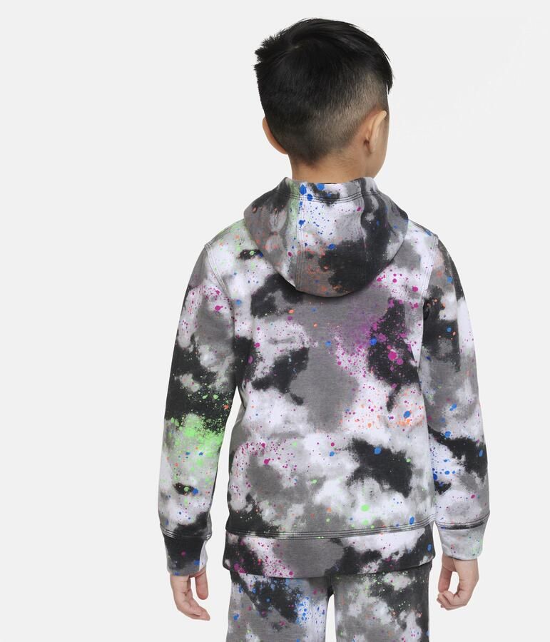 Nike Club Fleece Hoodie voor kleuters Zwart - Foto 3