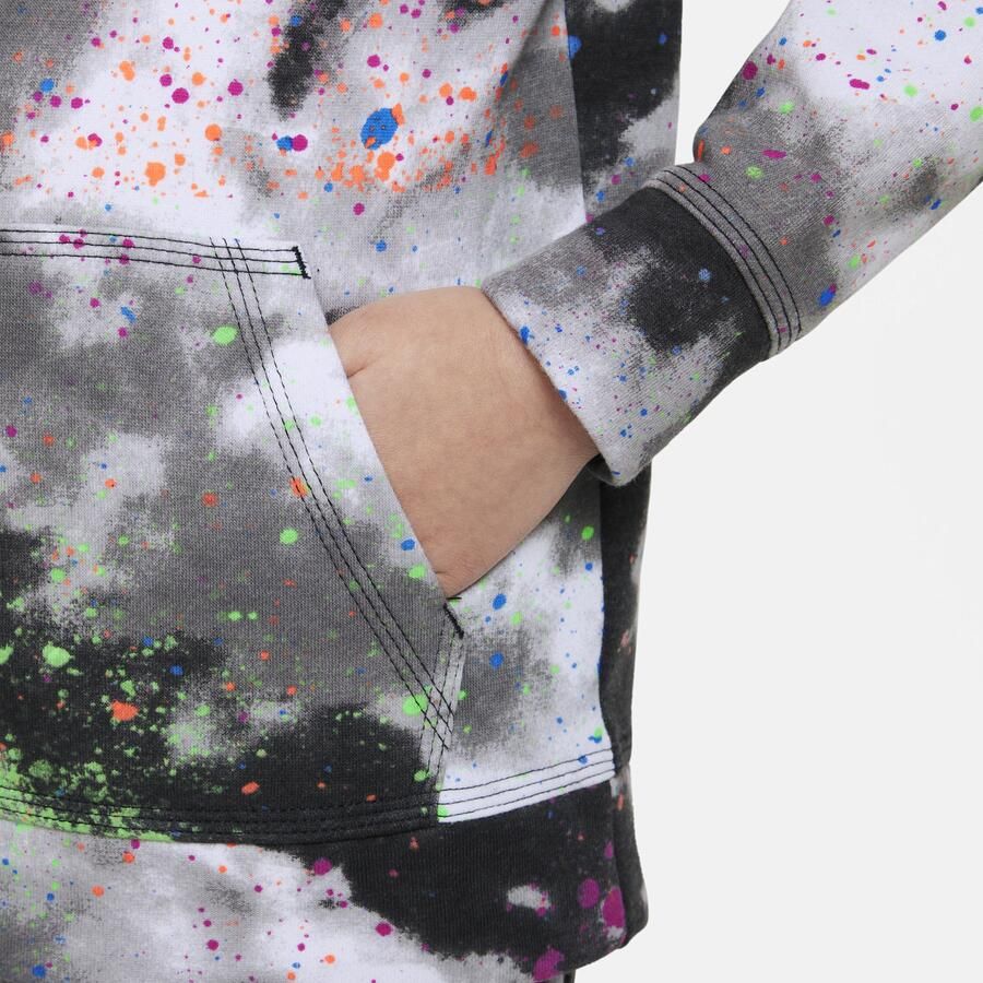 Nike Club Fleece Hoodie voor kleuters Zwart