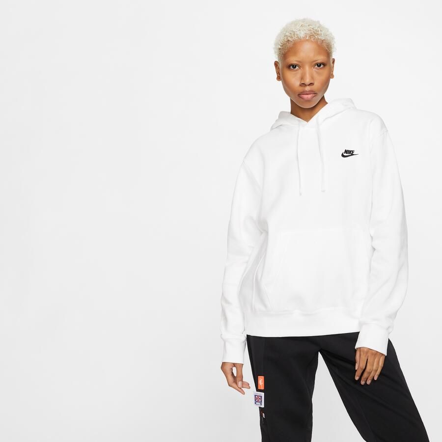 Nike Sportswear Club Fleece Pullover Hoodie White Heren - Foto 2