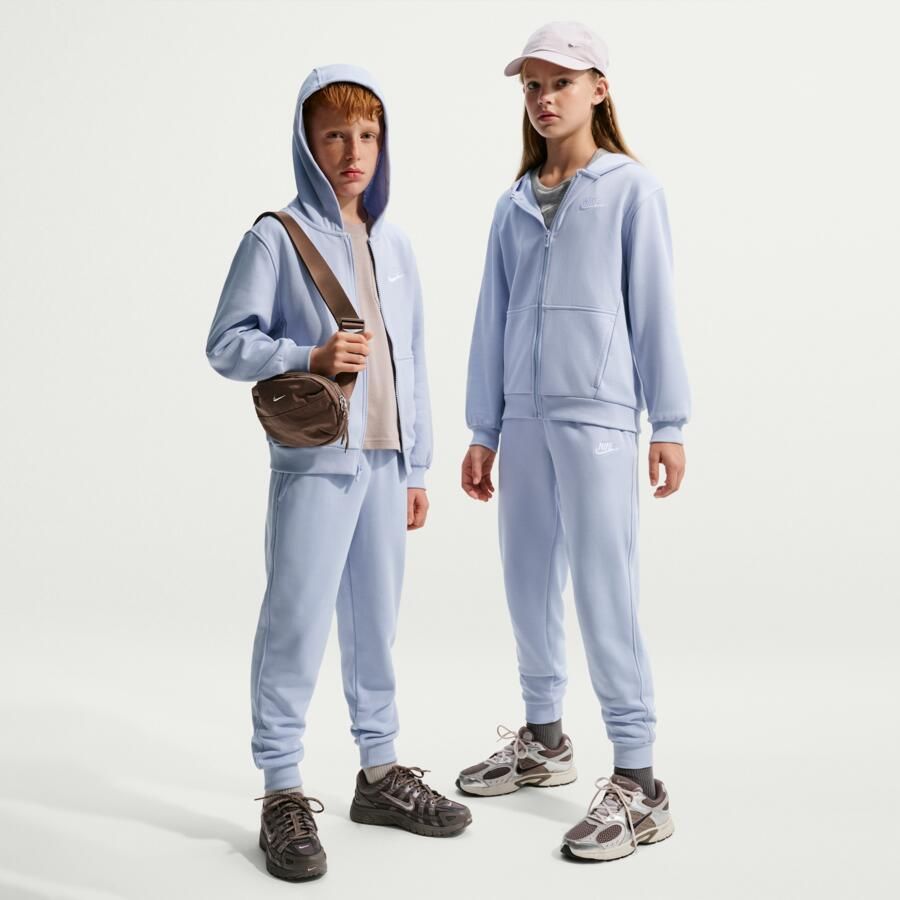 Nike Club Fleece joggingbroek van sweatstof voor kids Grijs - Foto 4