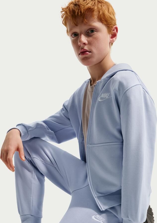 Nike Club Fleece joggingbroek van sweatstof voor kids Grijs - Foto 2