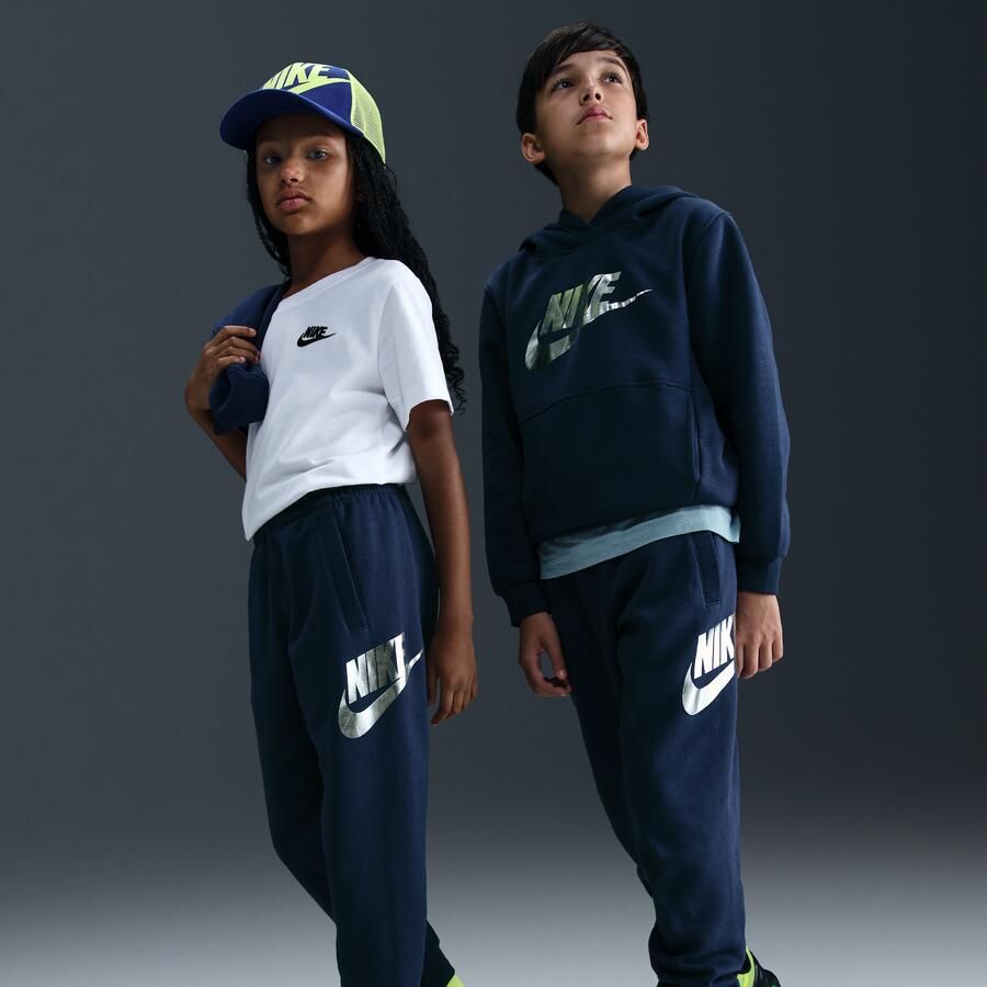 Nike Club Fleece joggingbroek voor kids Blauw - Foto 4