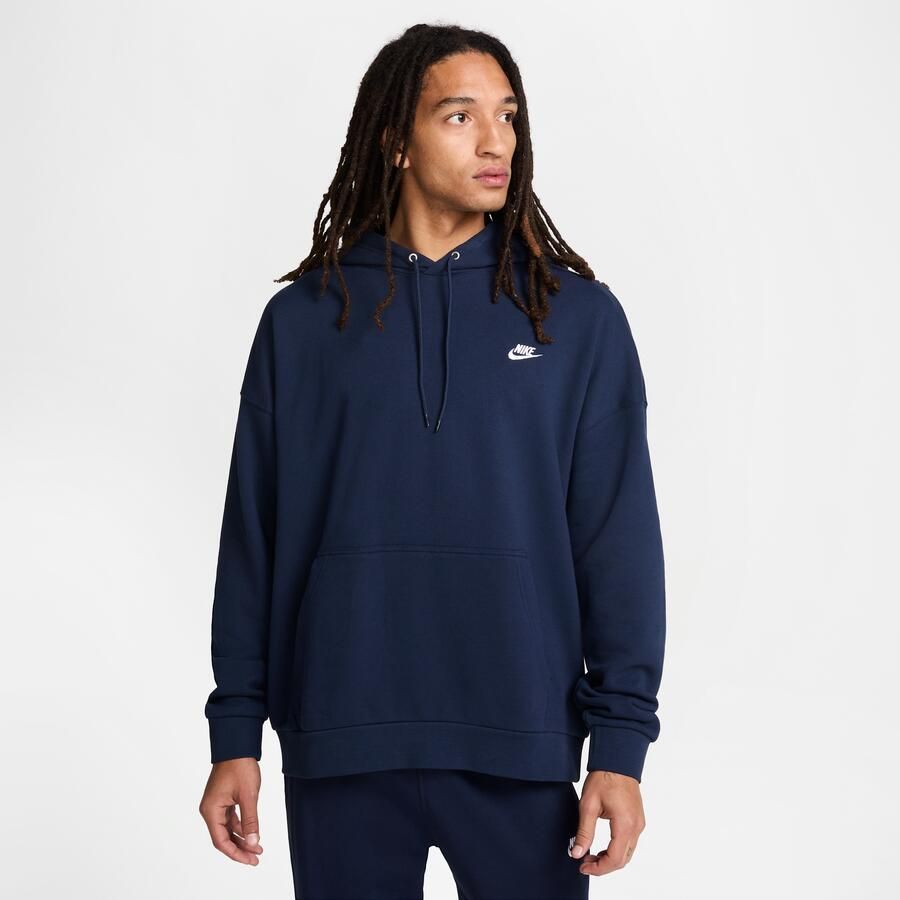 Nike Club Fleece oversized hoodie van sweatstof voor heren Blauw - Foto 4