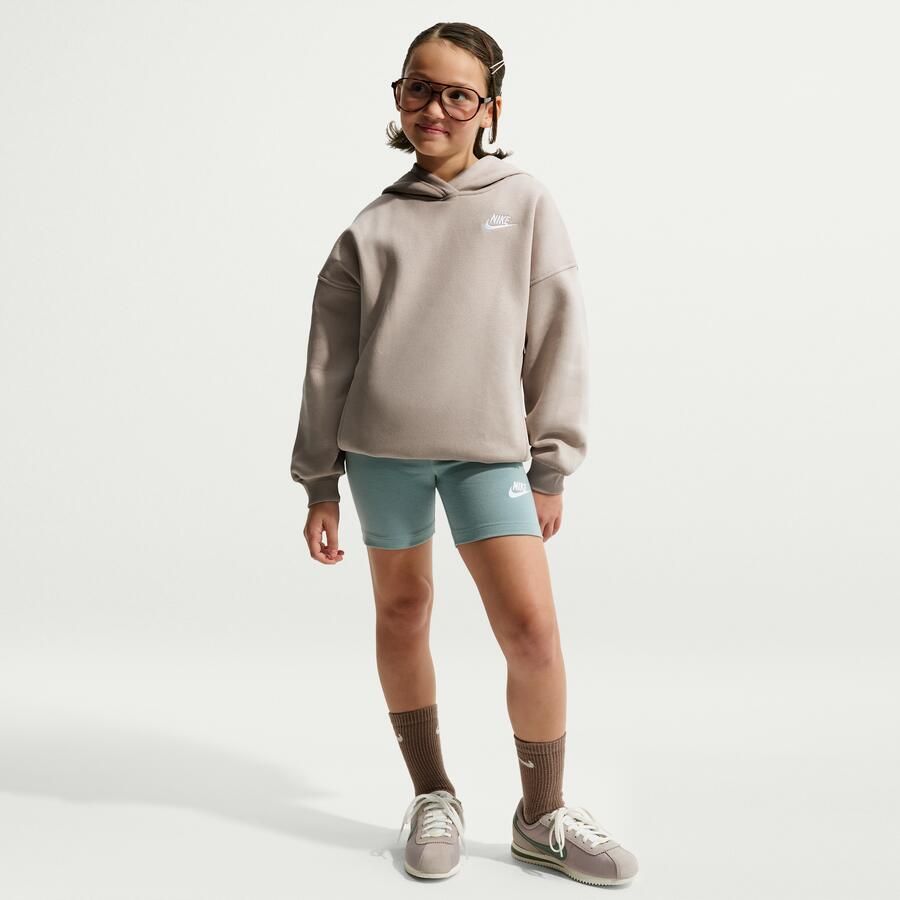 Nike Club Fleece oversized hoodie voor kids Bruin - Foto 2