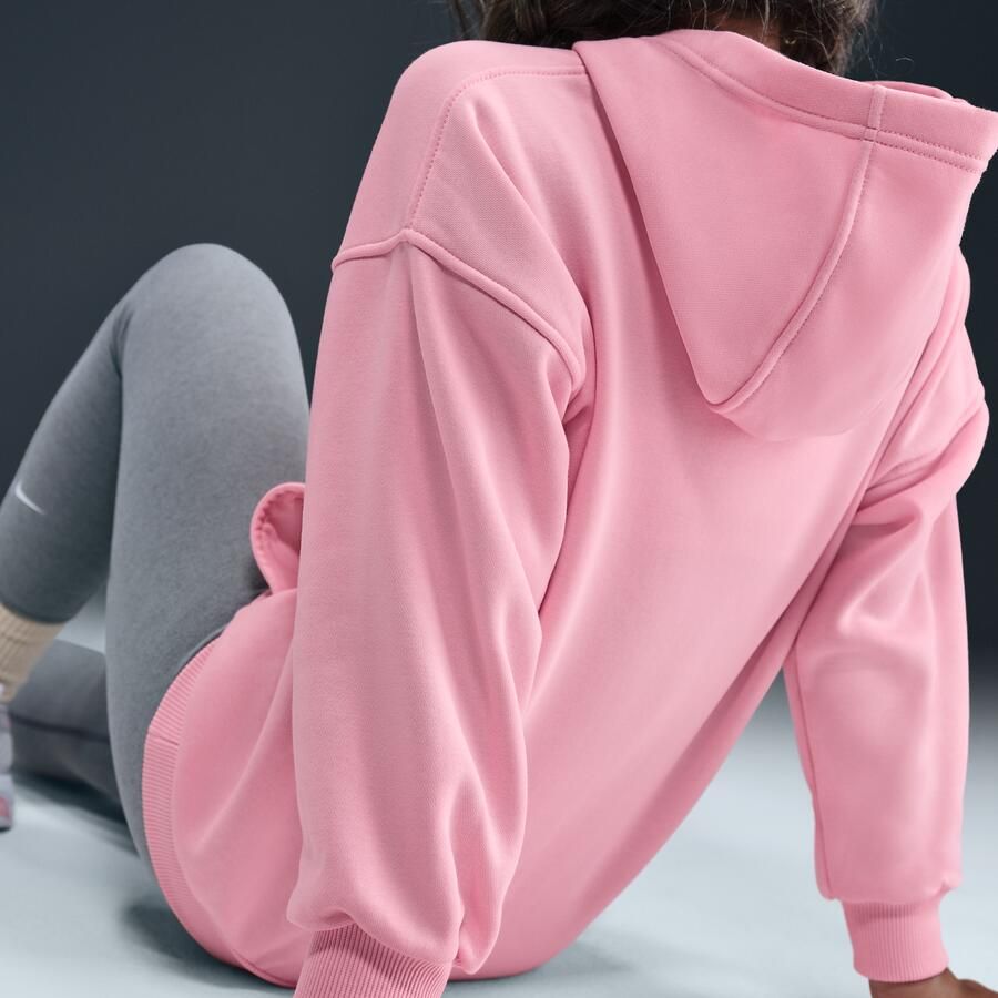 Nike Club Fleece oversized hoodie voor kids Roze - Foto 3