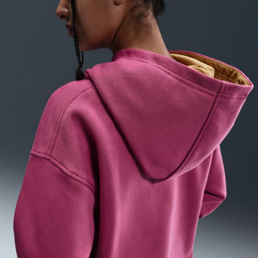 Nike Club Fleece oversized hoodie voor meisjes Paars