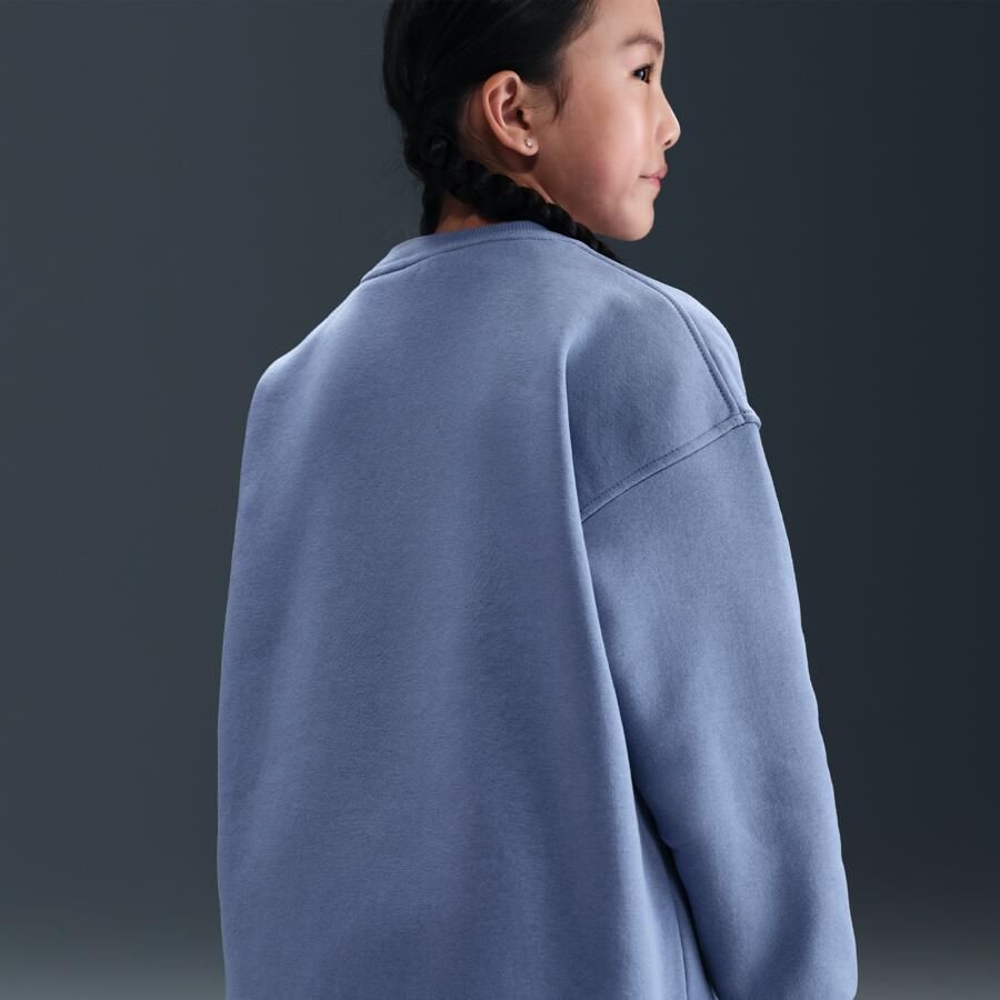 Nike Club Fleece oversized sweatshirt voor kids Blauw - Foto 3