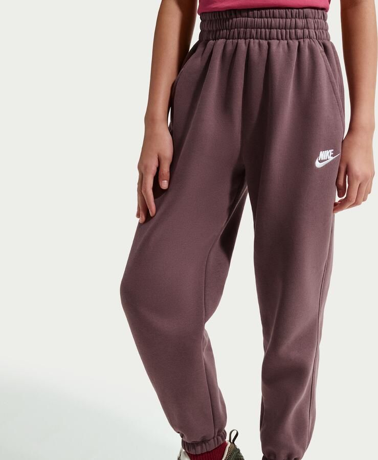 Nike Club Fleece ruimvallende kinderbroek Paars - Foto 2