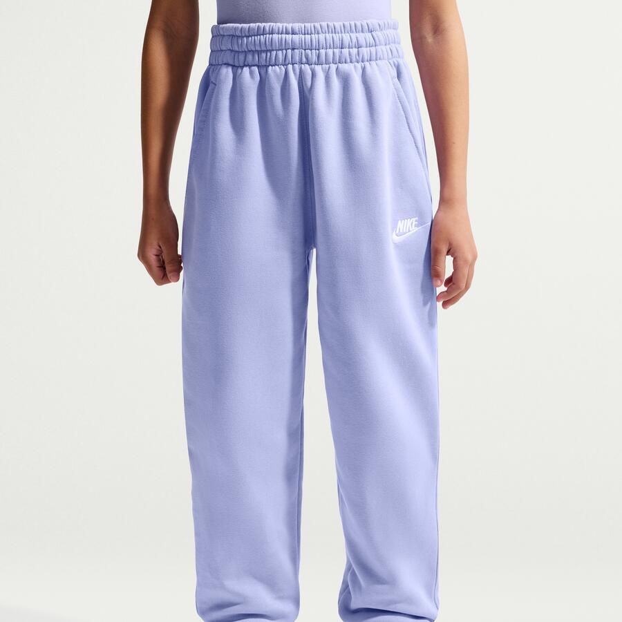 Nike Club Fleece ruimvallende kinderbroek Paars - Foto 2