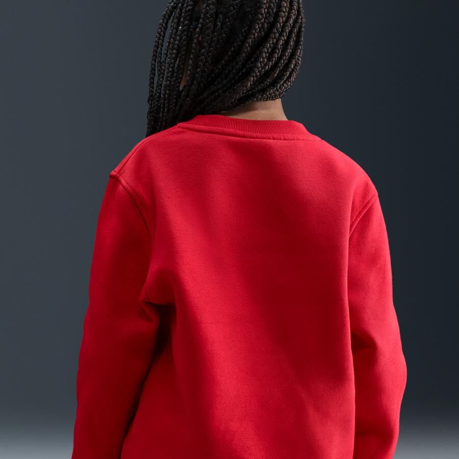 Nike Club Fleece sweatshirt met ronde hals voor kids Rood - Foto 3