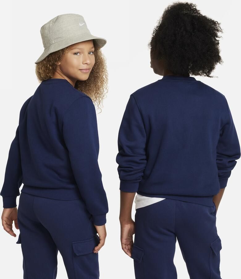 Nike Club Fleece sweatshirt voor kids Blauw - Foto 2
