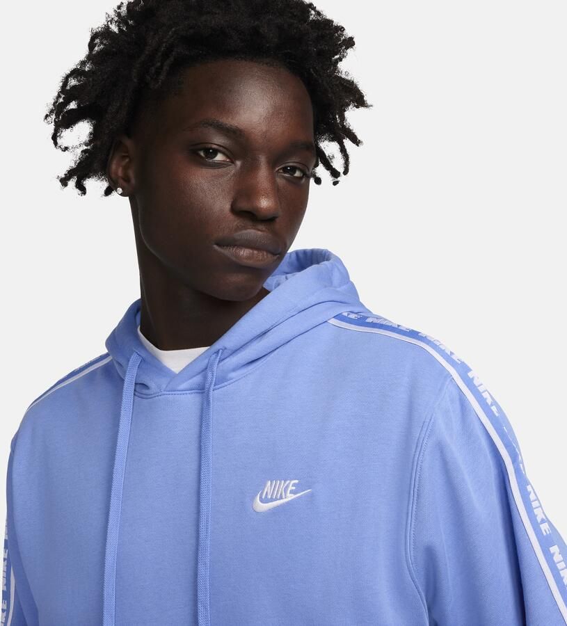 Nike Club Fleece trainingspak met capuchon en graphic voor heren Blauw - Foto 2
