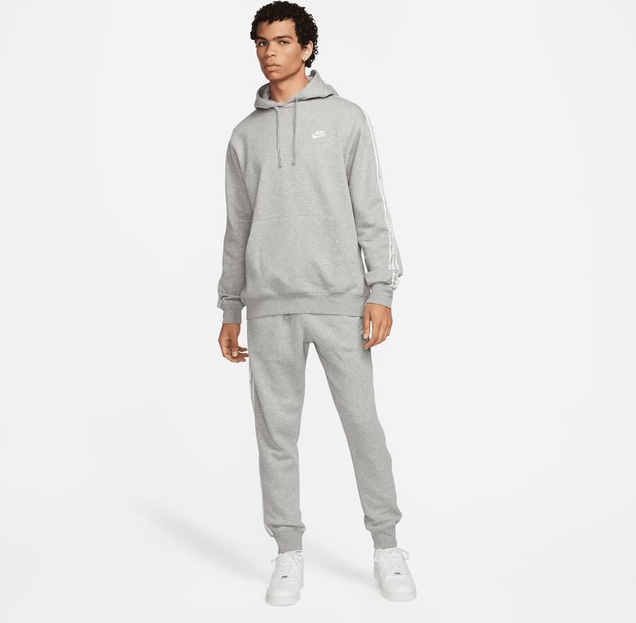 Nike Club Fleece trainingspak met capuchon en graphic voor heren Grijs - Foto 4