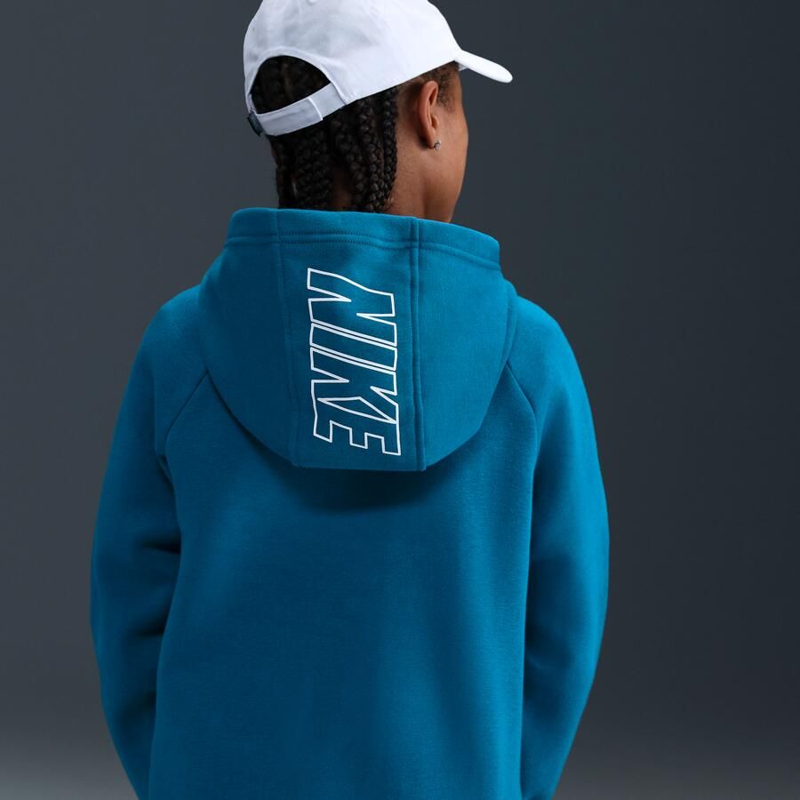 Nike Club Fleece trainingspak met capuchon voor kids Blauw - Foto 2