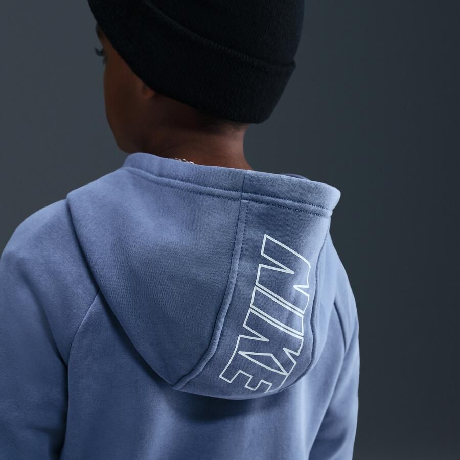 Nike Club Fleece trainingspak met capuchon voor kids Blauw - Foto 2