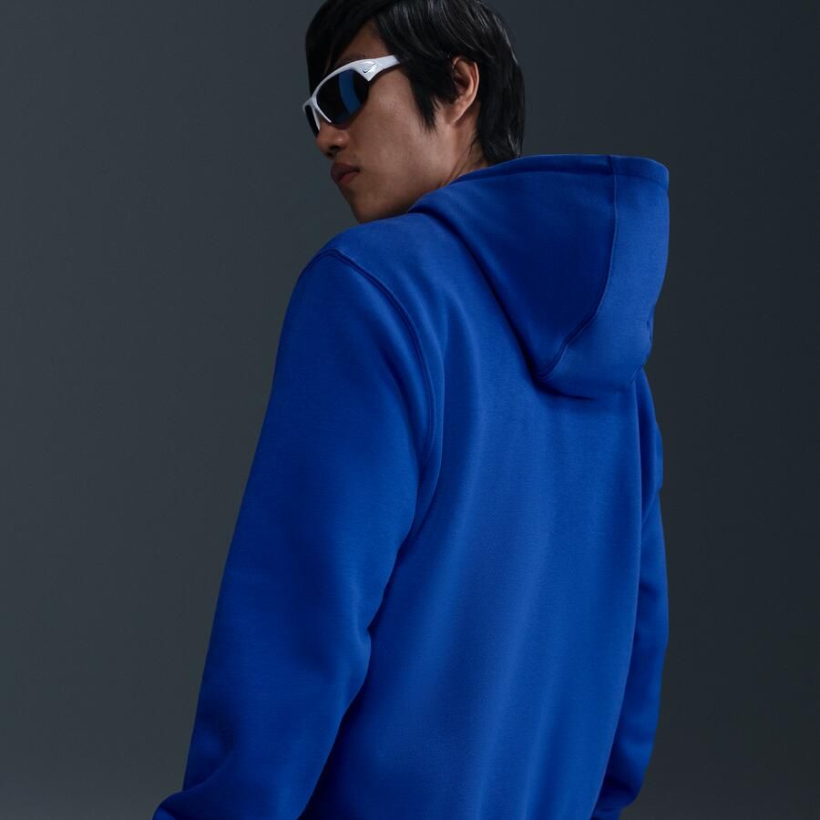 Nike Club fleecehoodie voor heren Blauw