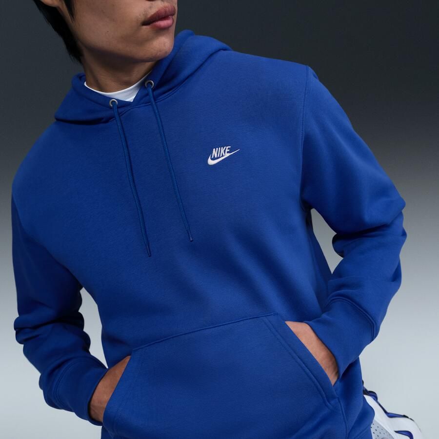Nike Club fleecehoodie voor heren Blauw - Foto 2