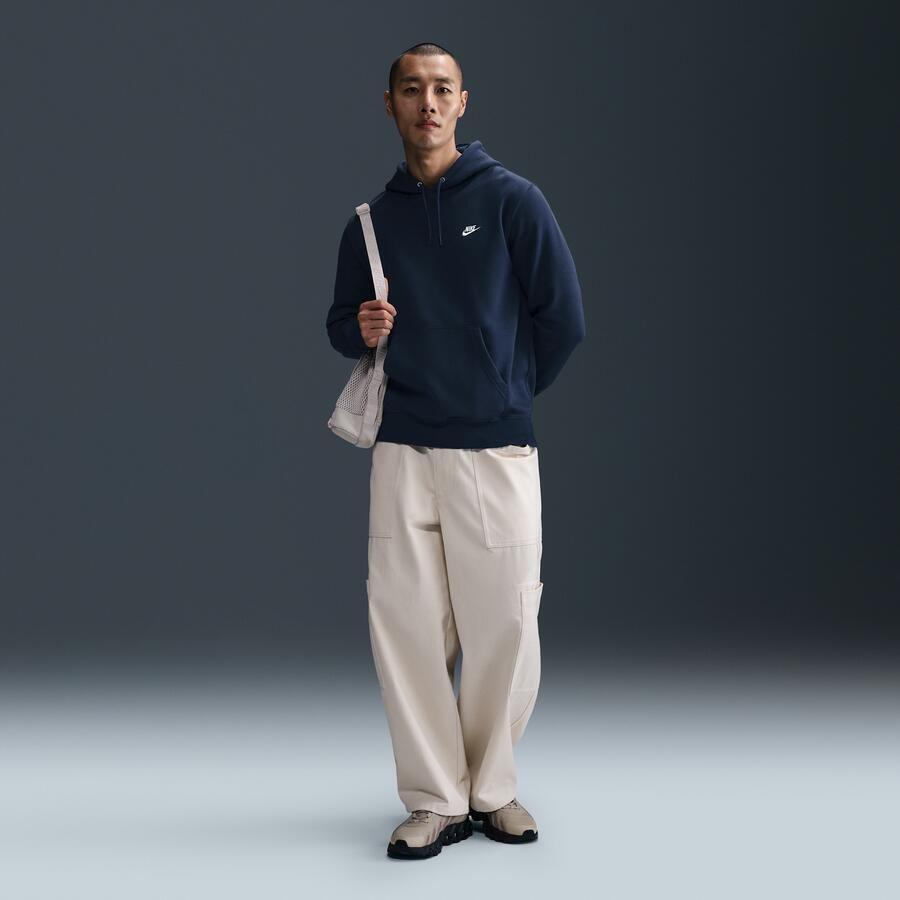 Nike Club fleecehoodie voor heren Blauw - Foto 3