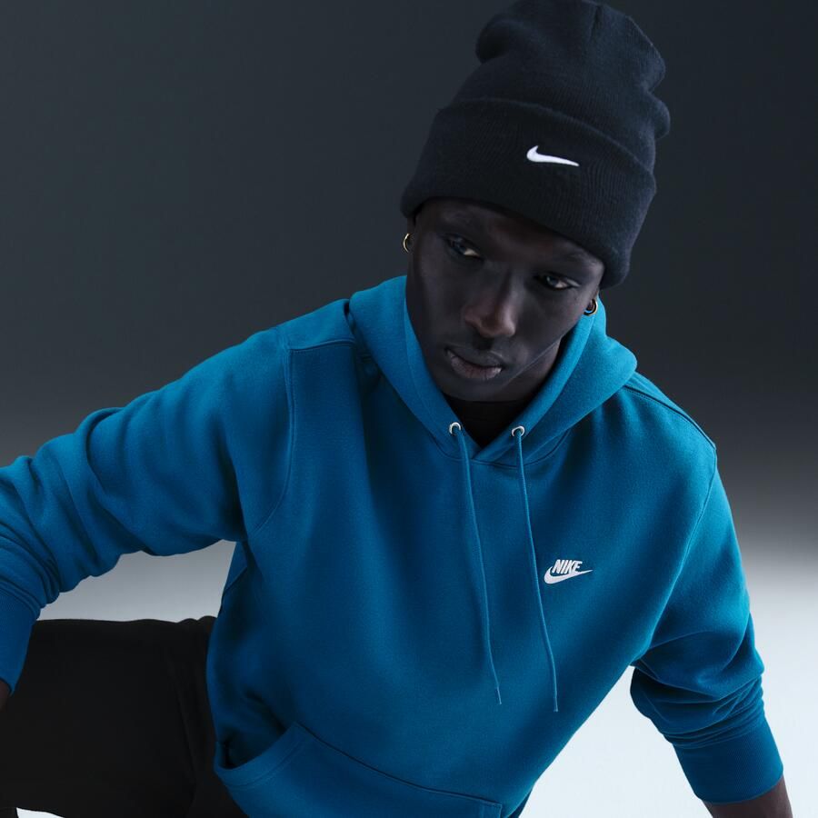 Nike Club fleecehoodie voor heren Blauw - Foto 2