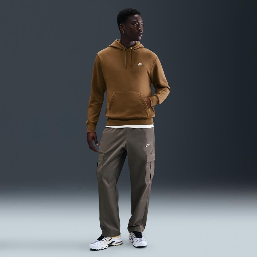 Nike Club fleecehoodie voor heren Bruin - Foto 3