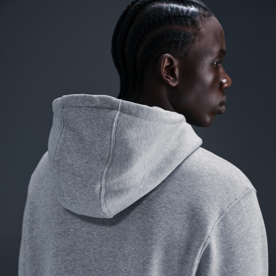 Nike Club fleecehoodie voor heren Grijs